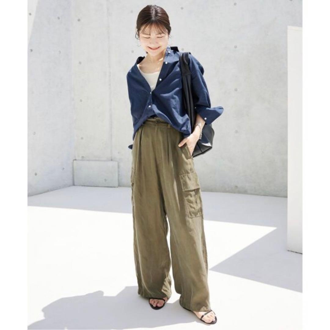 スローブイエナ　キュプラ カーゴパンツ