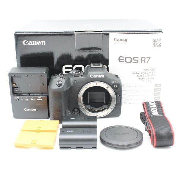 ショット数10,000以下！元箱付き！■ほぼ新品■ CANON EOS R7