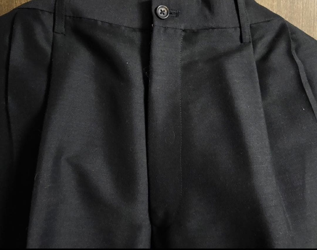 Yohji Yamamoto ブラック スラックス 4