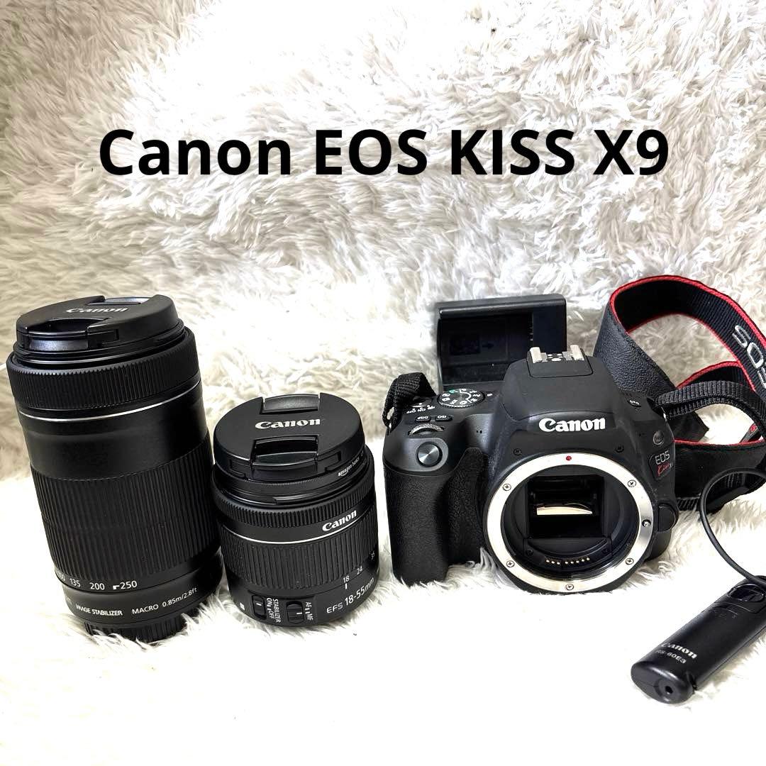 Canon EOS KISS X9 ダブルズームレンズ2本セット　説明書付