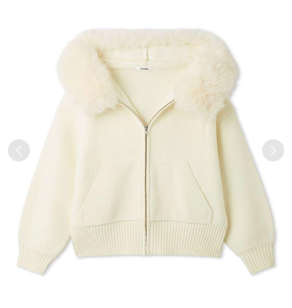 【新品タグ付】スナイデル【USAGI ONLINE限定】ファーフードパーカー