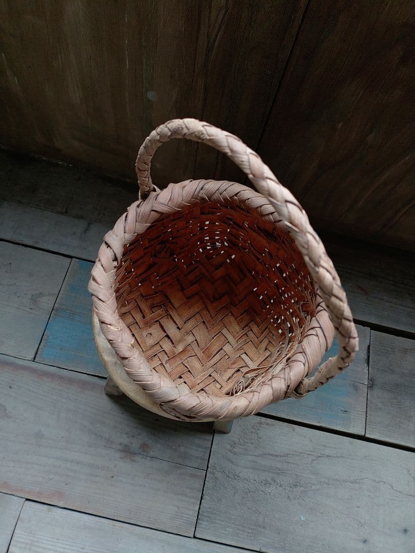 k*i様 信州安曇野の山葡萄かごバック。里山手仕事