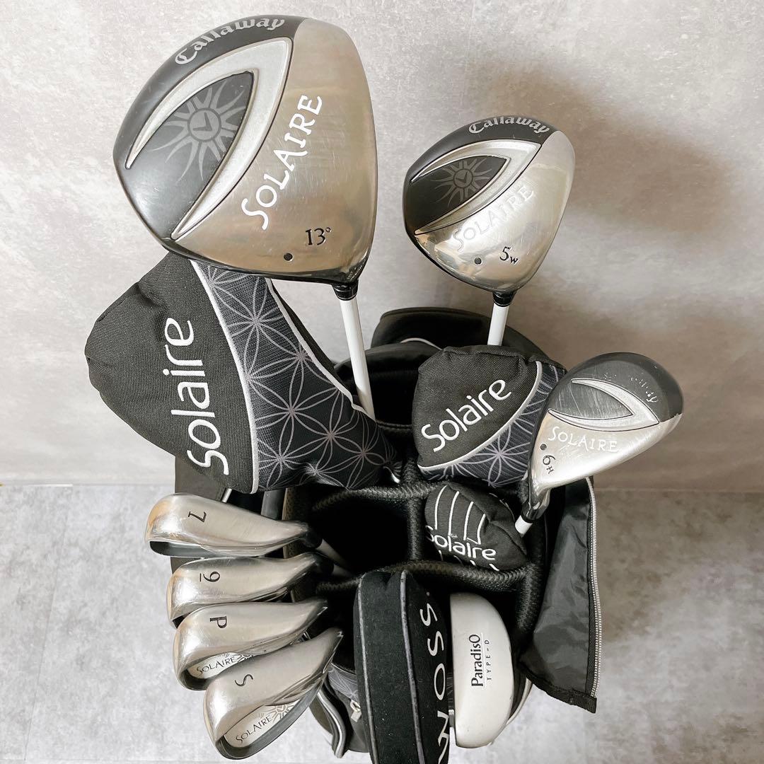 callaway solaire レディース ゴルフクラブセット