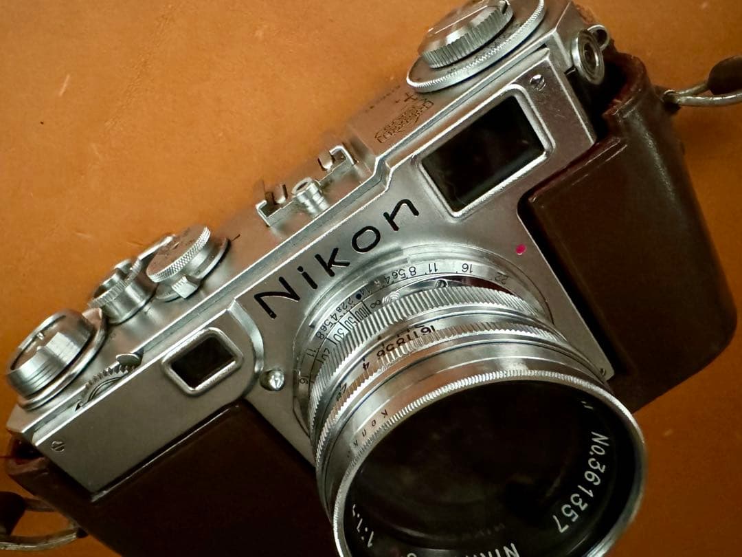 【美品・動作快調】Nikon S2前期型　NIKKOR 5cm F1.4付