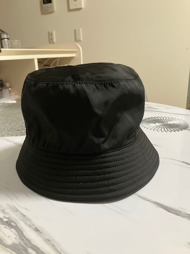 PRADA ブラック XLサイズ　バケットハット　ギャランディカード付き