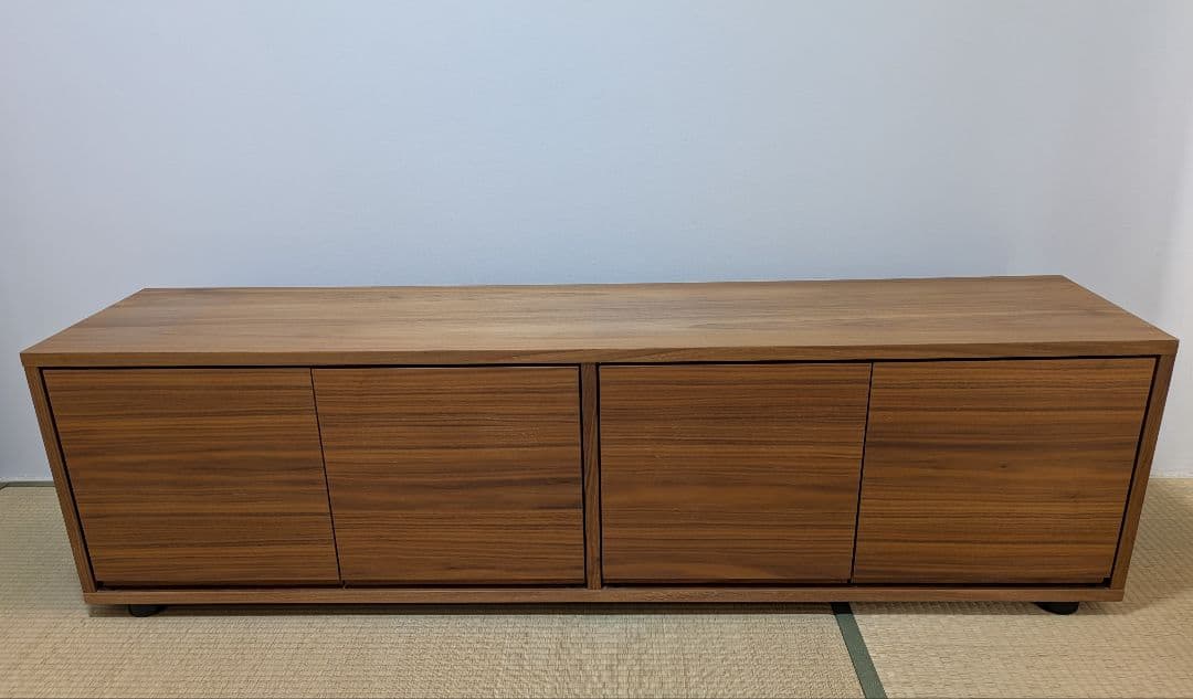無印良品　木目調 シンプル テレビ台 収納付き