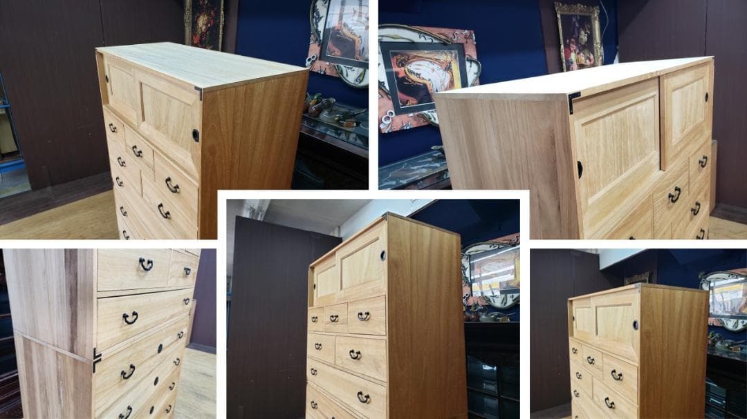 puku puku　C38　桐 2段 箪笥