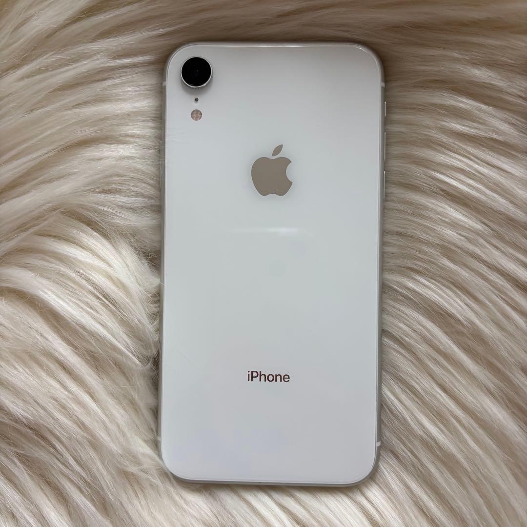 美品 Apple iPhone XR ホワイト SIMフリー 即発送可能