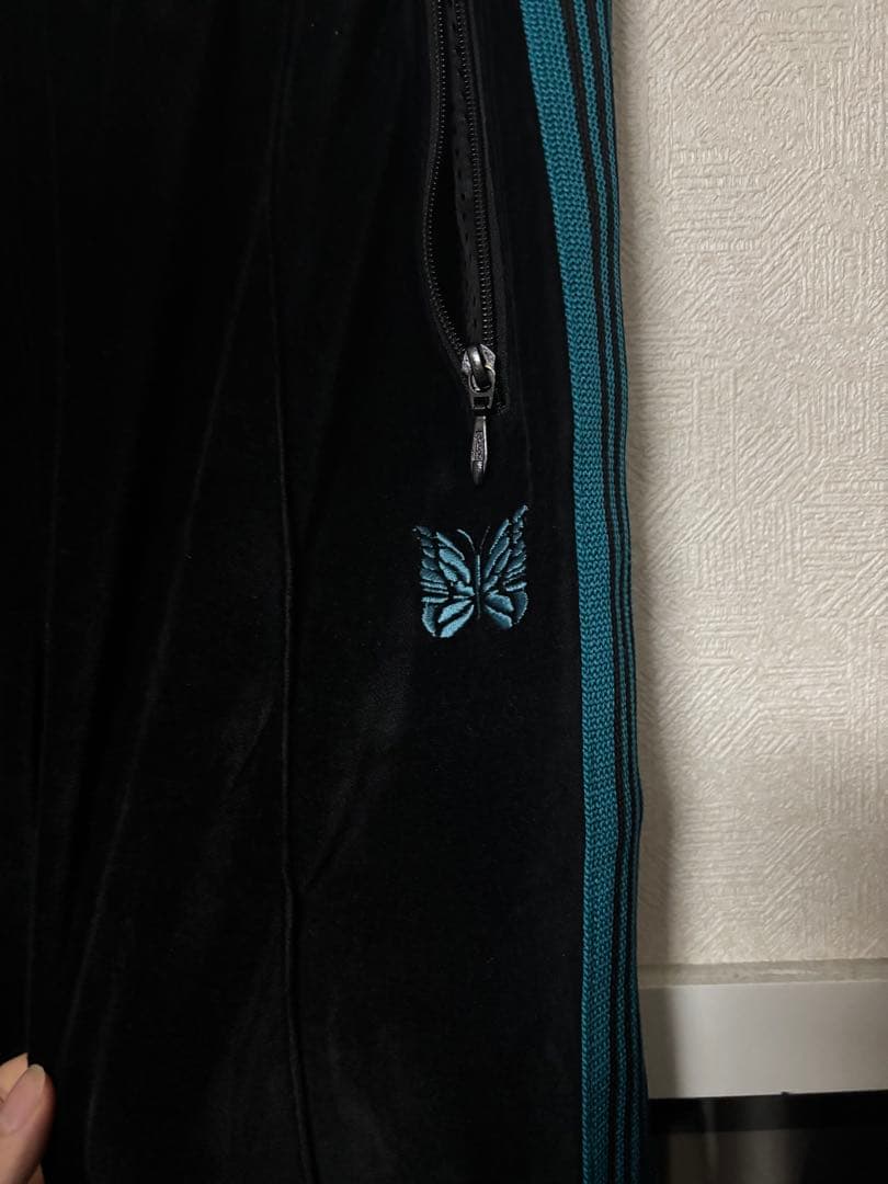 ベロア　xsブラック　ブルー　ニードルス　ニードルズ　needles