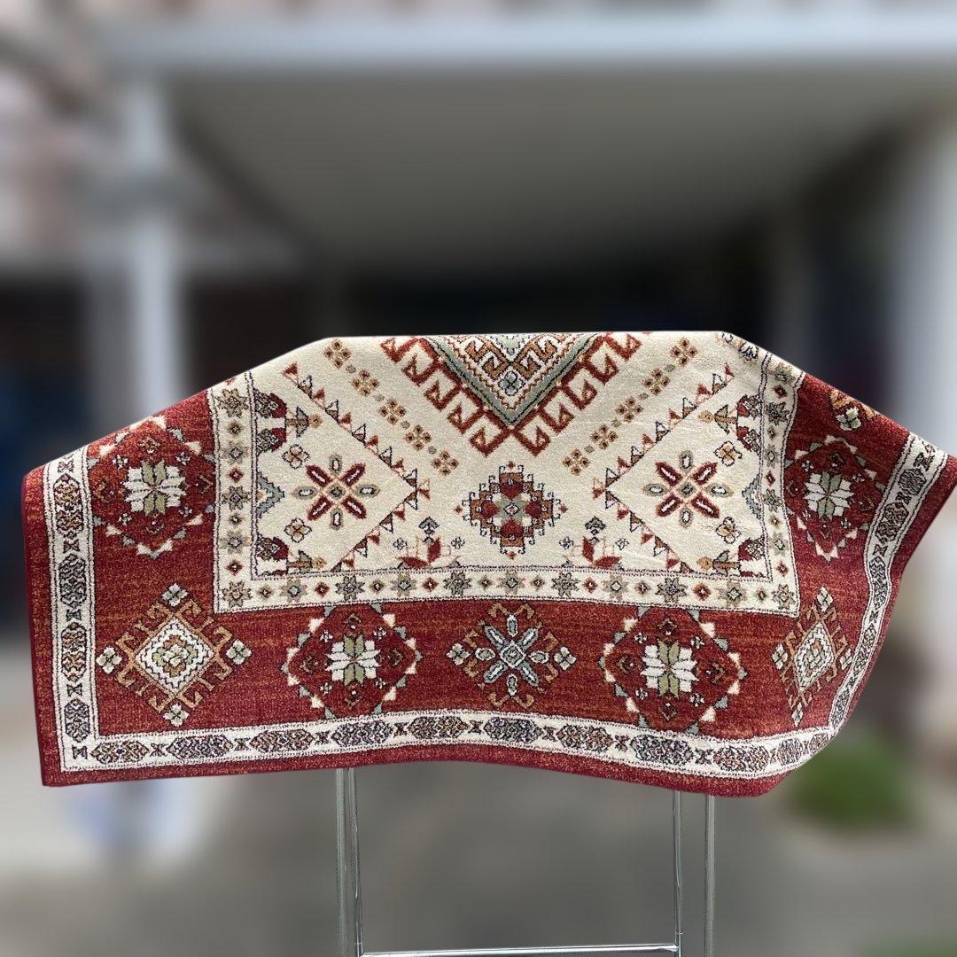 美品　ベルギー絨毯　200×200cm