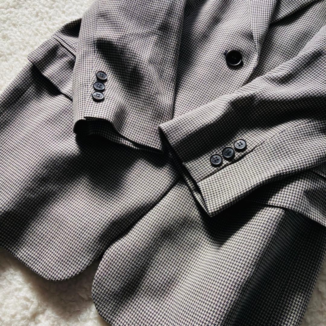 Burberrys テーラードジャケット　千鳥　イタリア製生地　ウール100%
