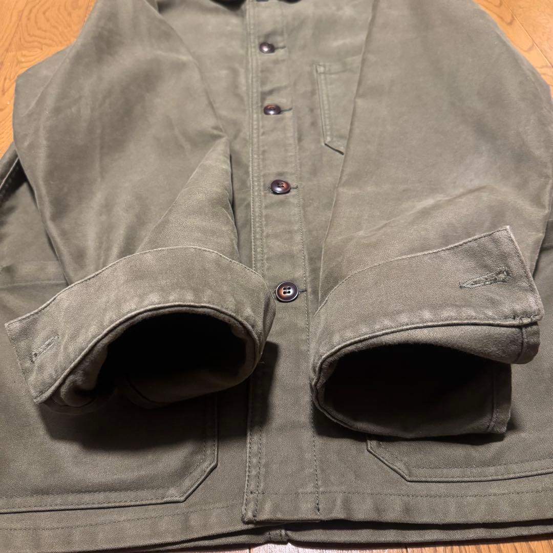 Fob Factory F2373 フレンチ モールスキン ジャケット　オリーブ