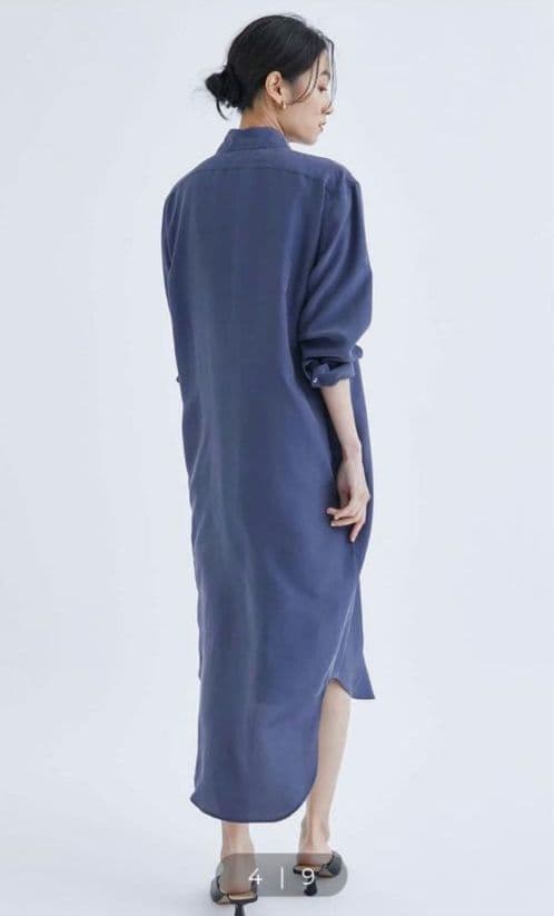 【MADISONBLUE】ハンプトン シルク シャツワンピース
