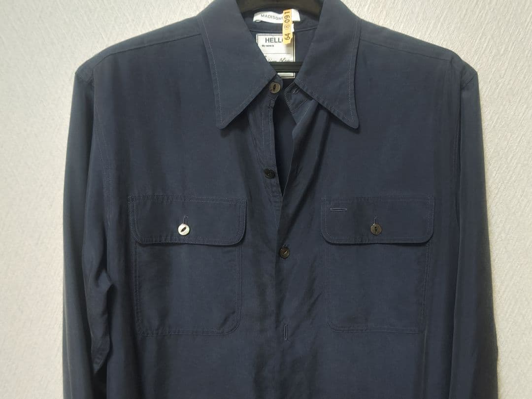 【MADISONBLUE】ハンプトン シルク シャツワンピース