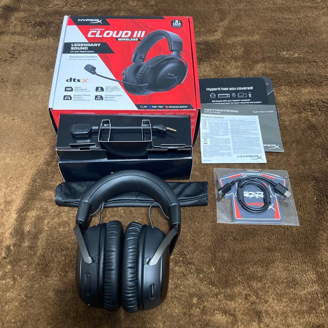 HyperX Cloud III ワイヤレスゲーミングヘッドセット