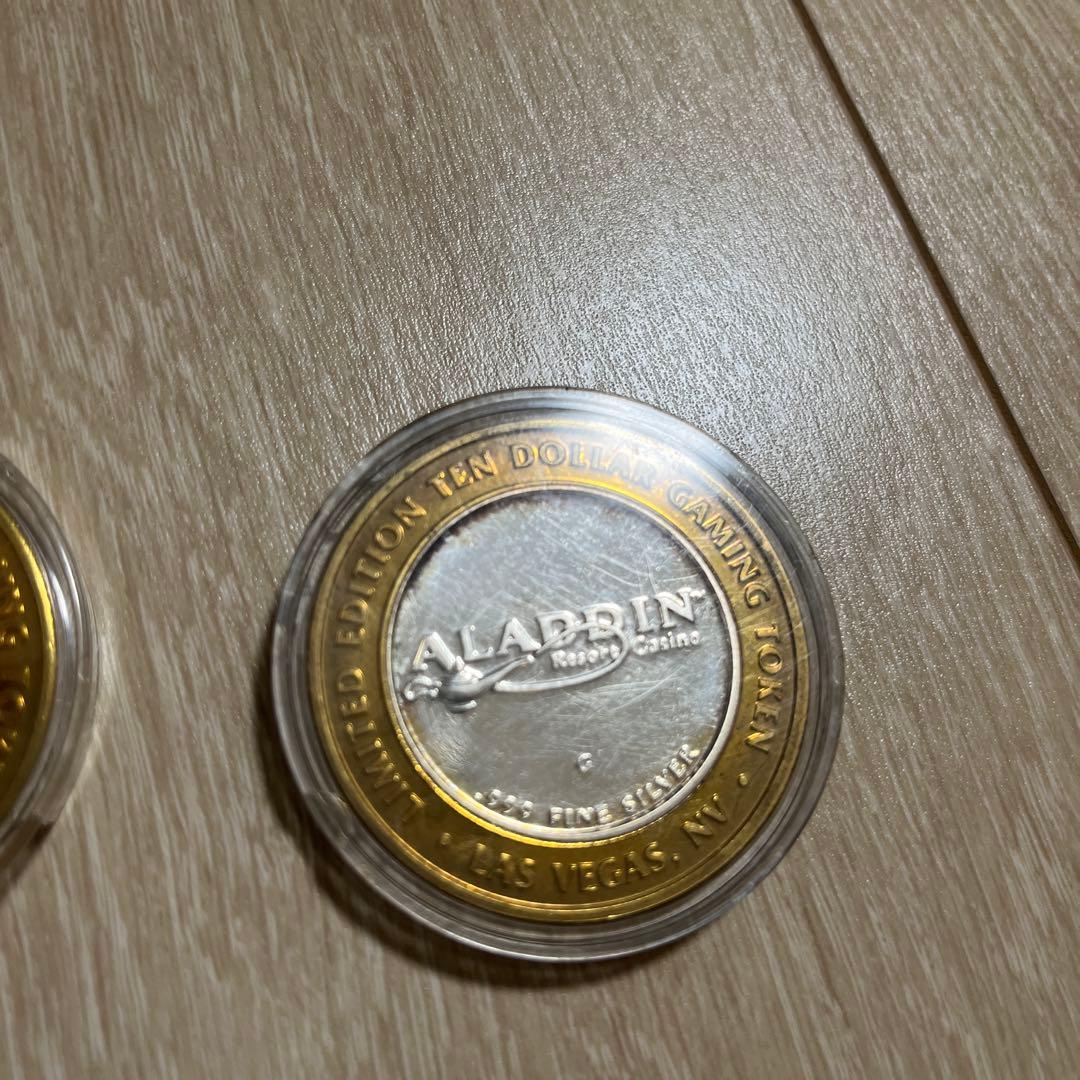 ラスベガス　カジノホテル　ゲーミングトークン　メダルケース入り　LASVegas