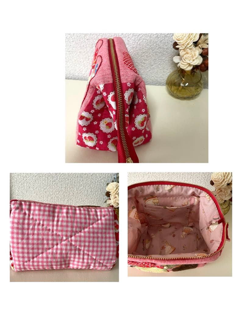 ハローベイビー　L字ファスナーポーチ