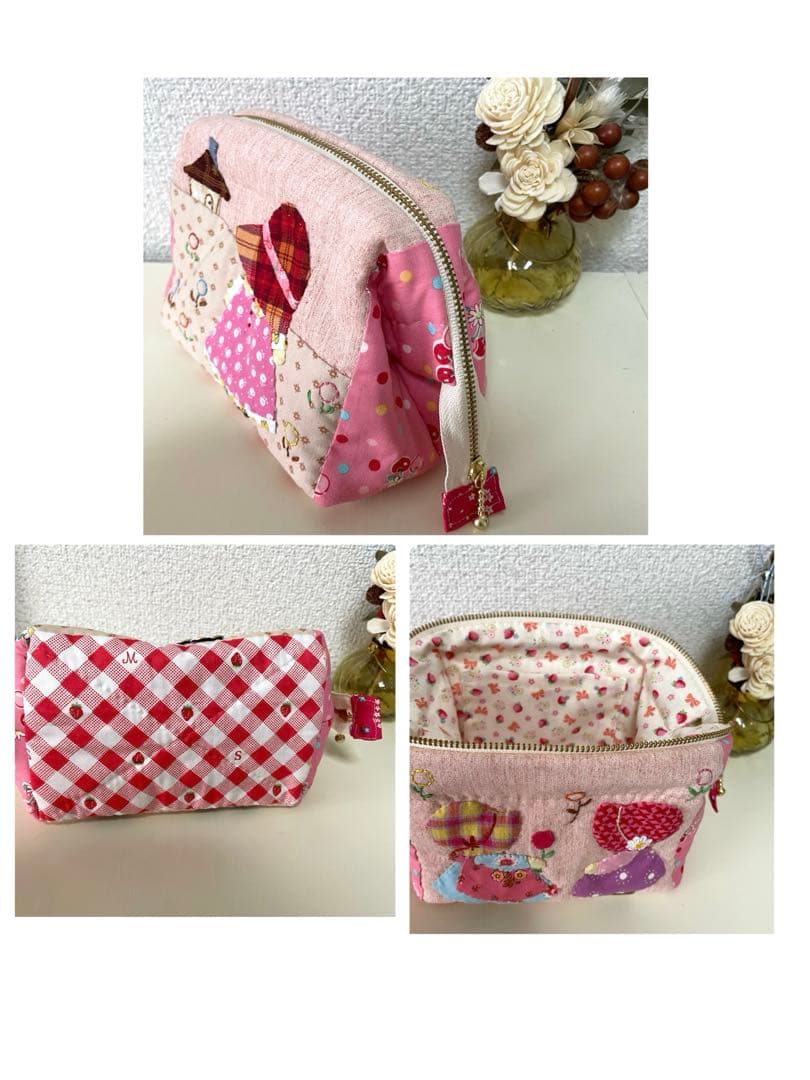 ハローベイビー　L字ファスナーポーチ