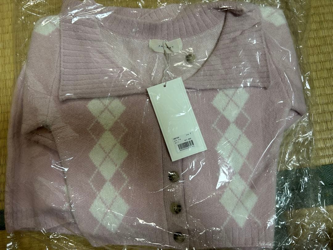 スカート Andmary Dona argyle knit set up