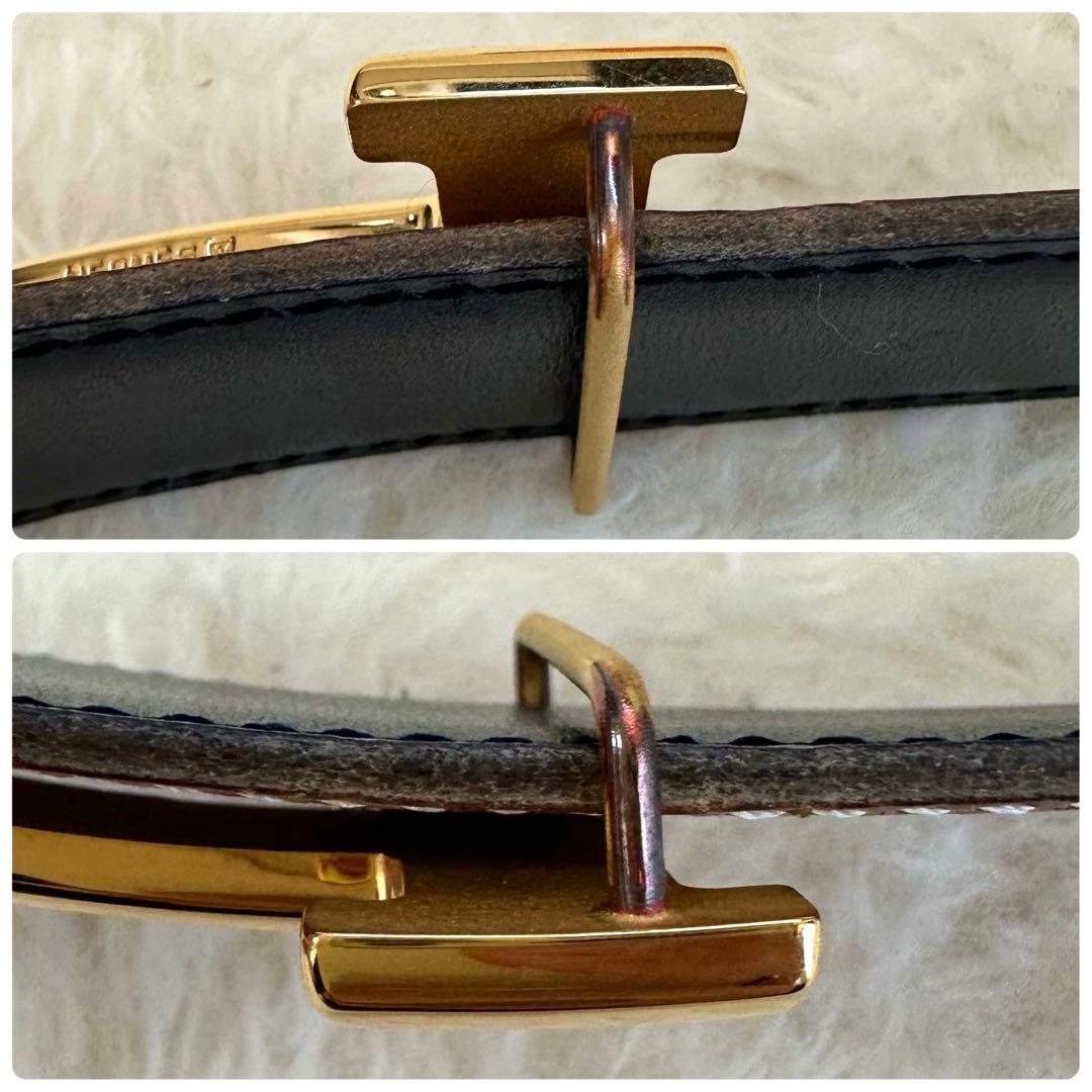 HERMES エルメス コンスタンス ベルト Ｈロゴ レディース ブラウン 65