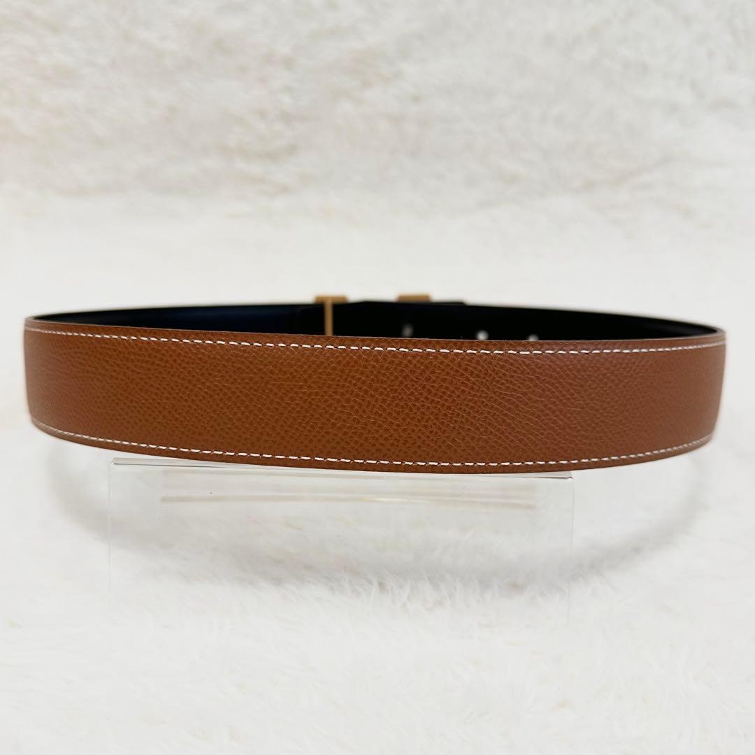 HERMES エルメス コンスタンス ベルト Ｈロゴ レディース ブラウン 65