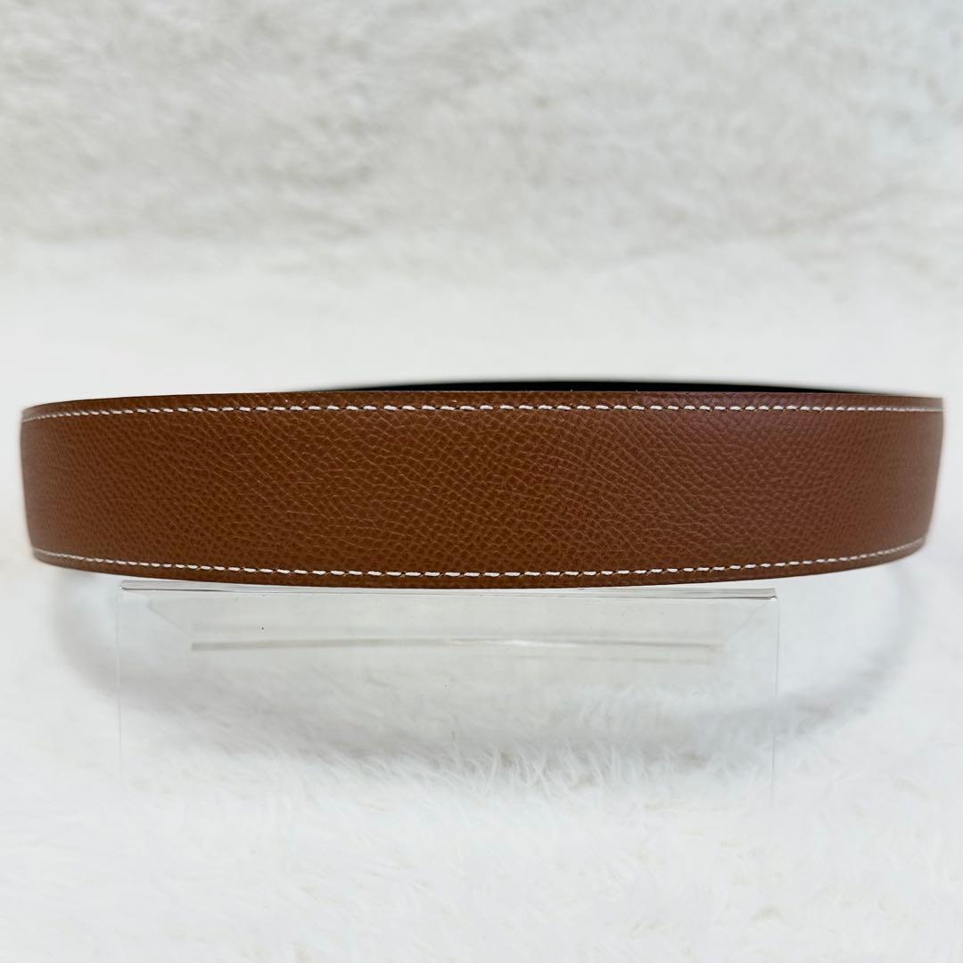 HERMES エルメス コンスタンス ベルト Ｈロゴ レディース ブラウン 65