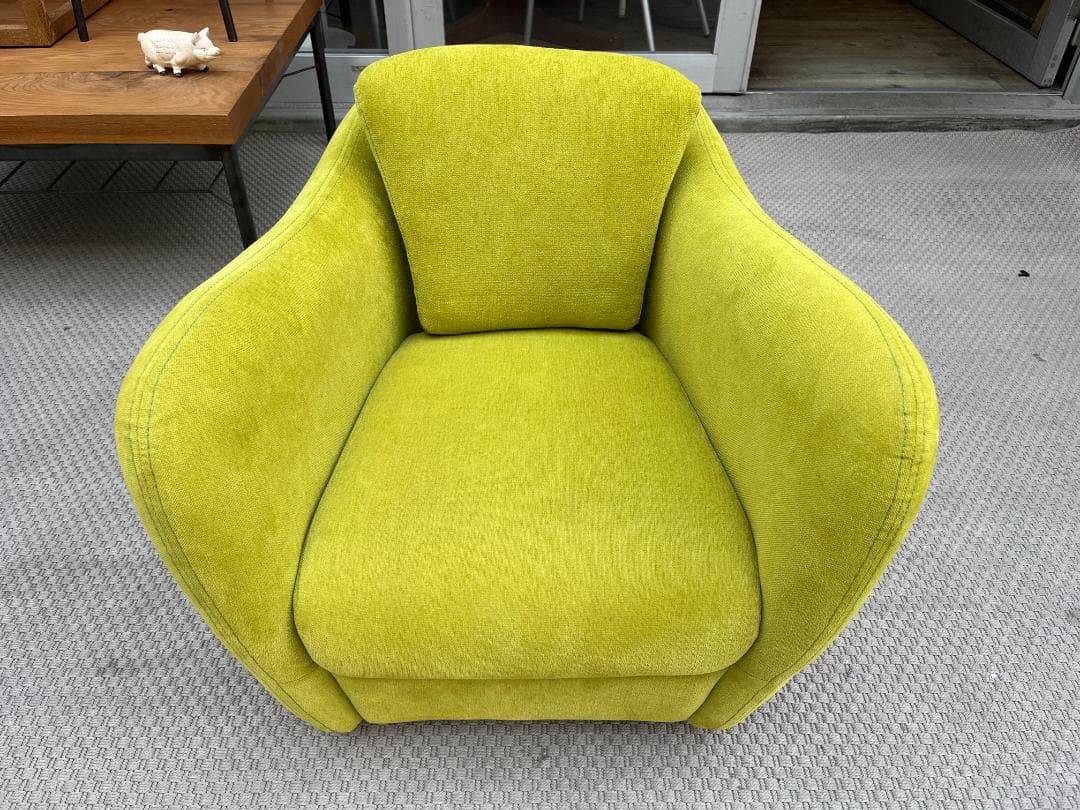 美品☆IDEE／イデー／MINI MILLER／ミニミラー／1Pソファ／グリーン