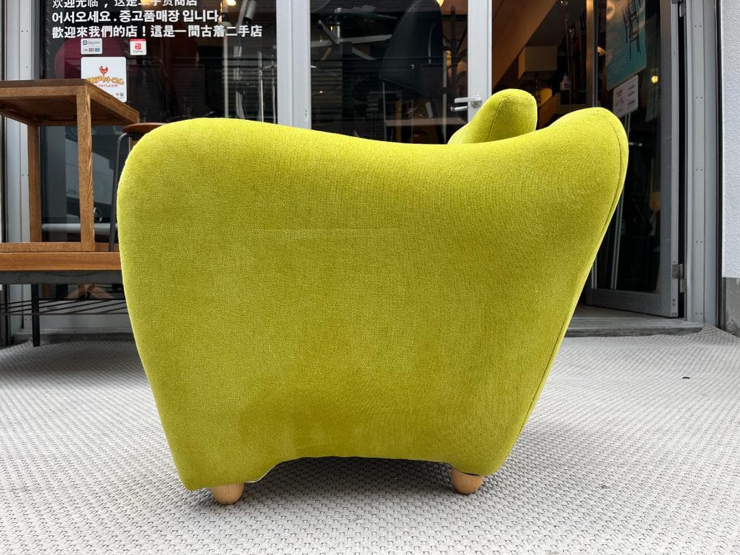 美品☆IDEE／イデー／MINI MILLER／ミニミラー／1Pソファ／グリーン