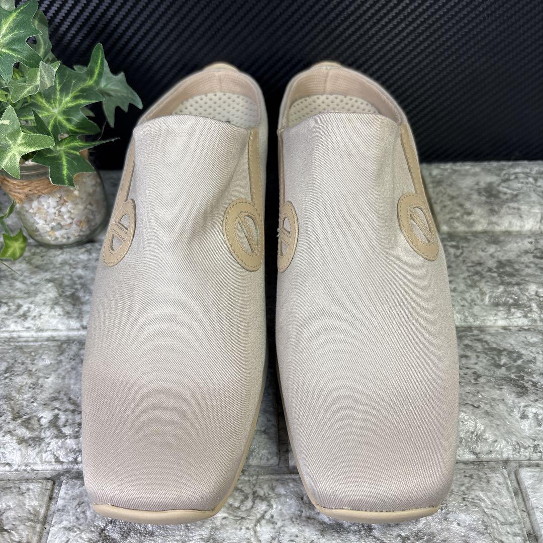 38【NO NAME】ノーネーム　YOKO　ウェッジヒールミュール