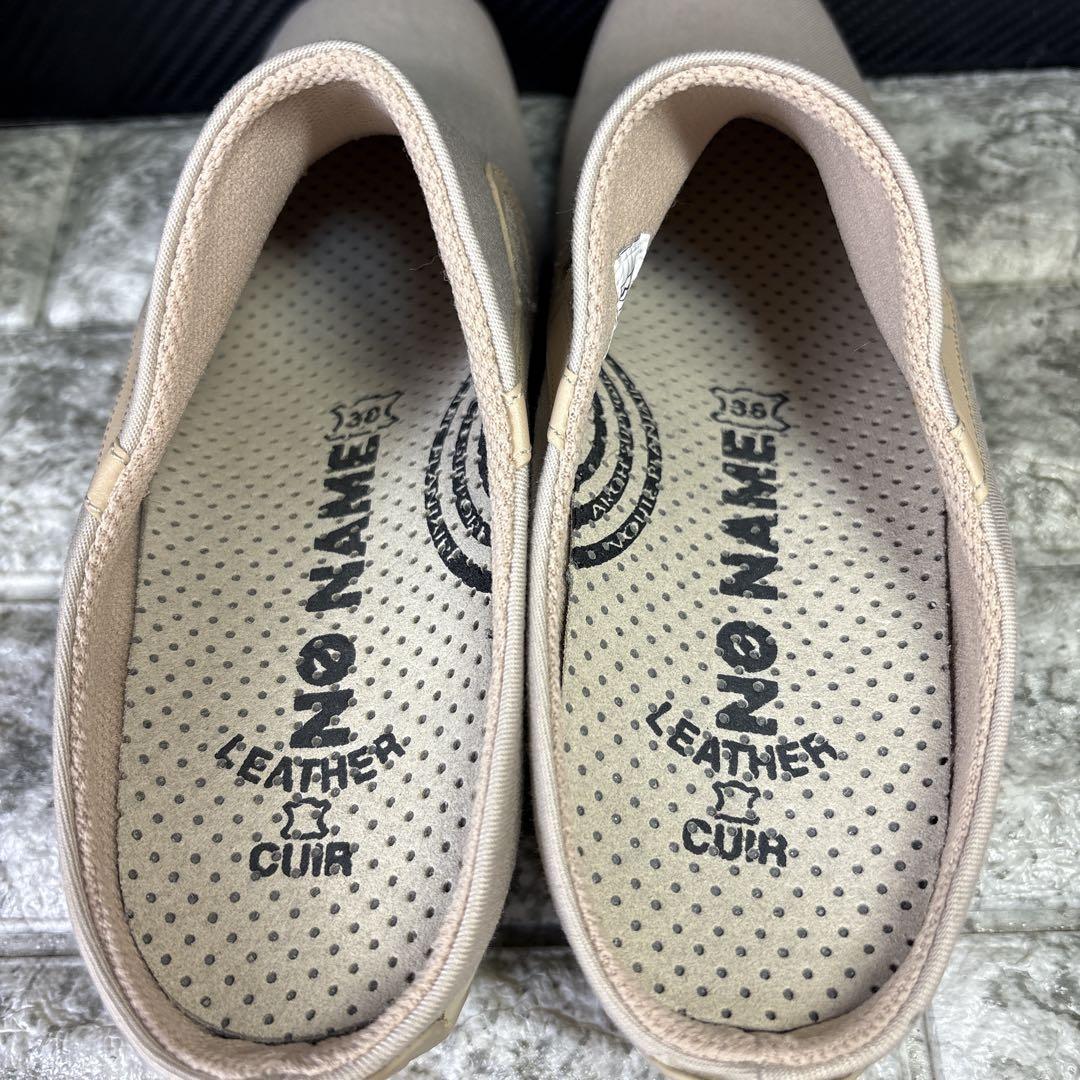 38【NO NAME】ノーネーム　YOKO　ウェッジヒールミュール