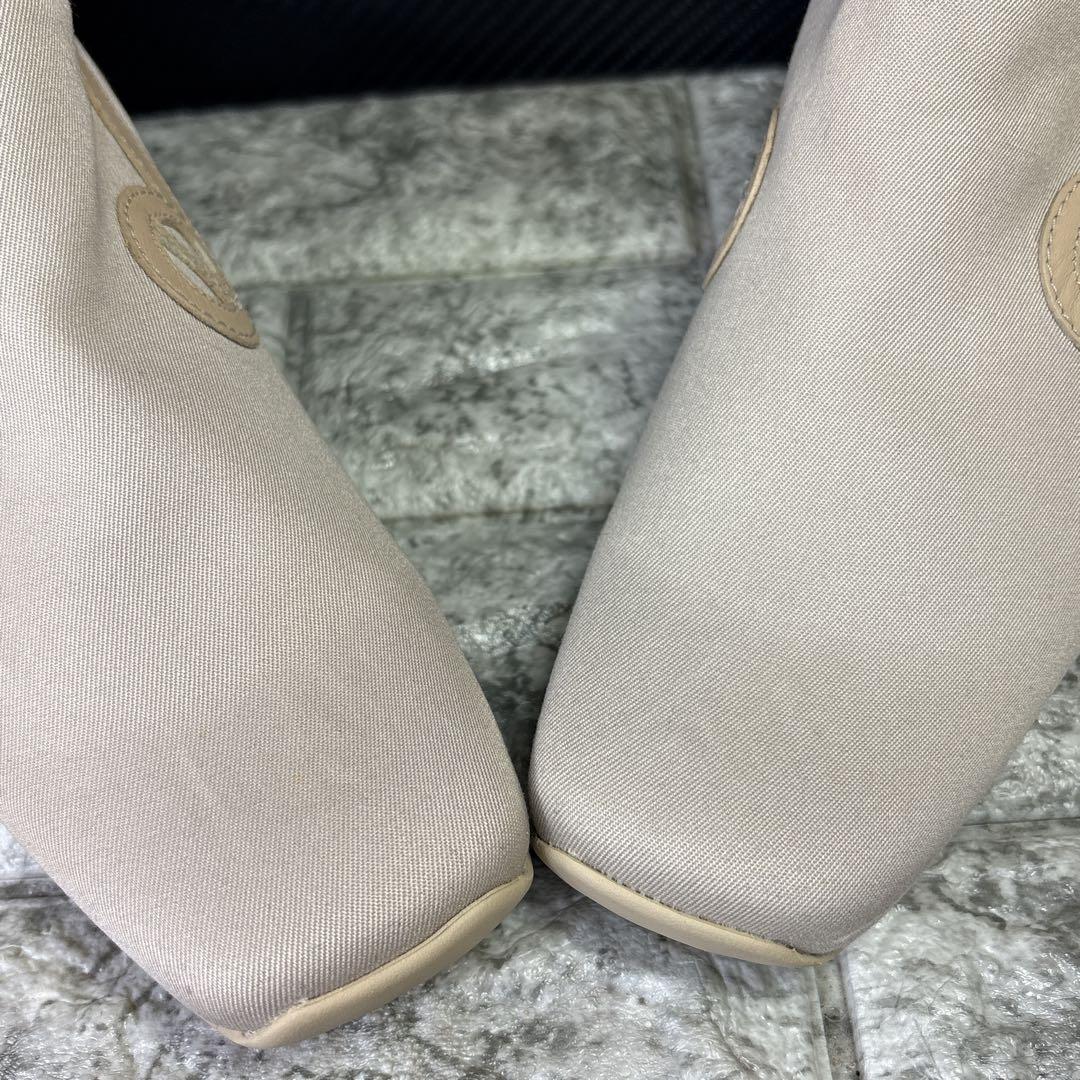 38【NO NAME】ノーネーム　YOKO　ウェッジヒールミュール