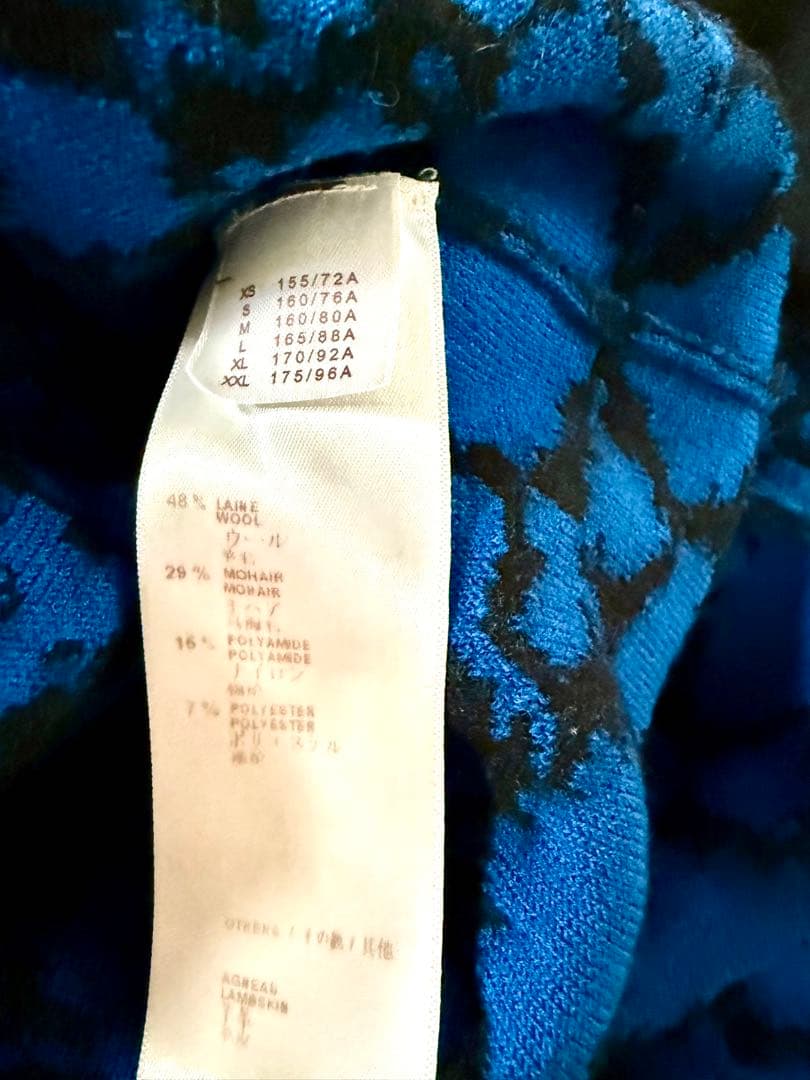 牛牛さま専用　ルイヴィトン　黒と青のパターンワンピース