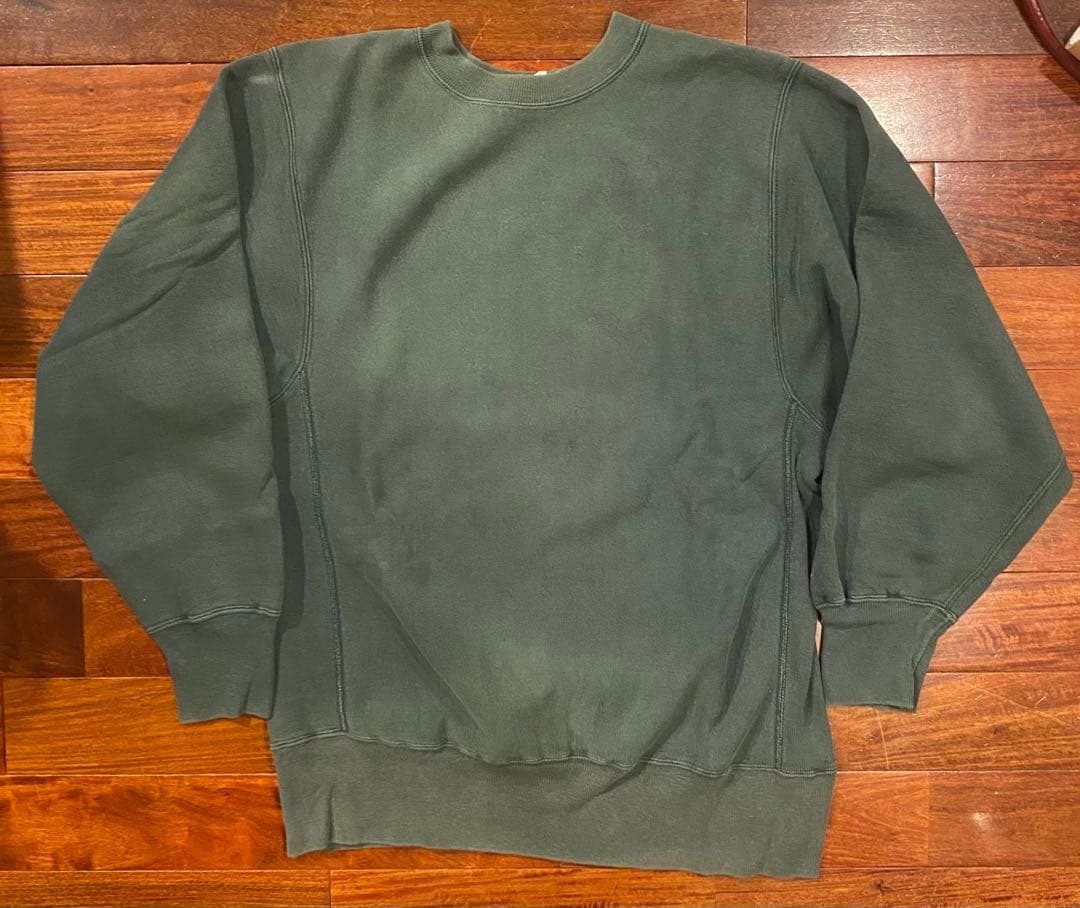 90年代Championチャンピオンリバースウィーブ目無し刺繍2枚タグUSA製