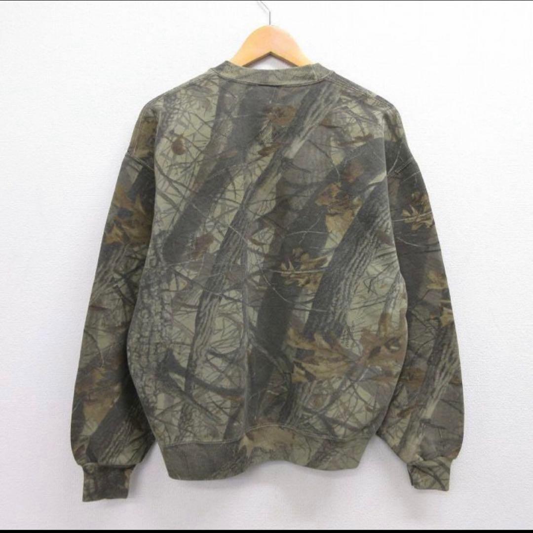 スウェット メンズ 90s リアルツリー 古着 アメカジ系