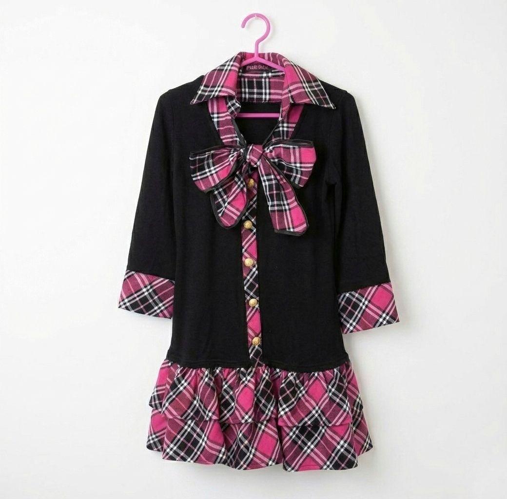 レア☆ Pink Mix ピンクミックス 制服風 ワンピース　姫ギャル　チェック