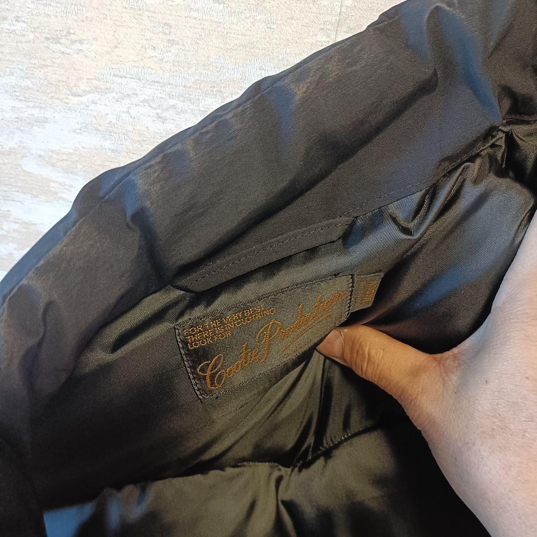 Cootie Productions ブラックダウンベスト M