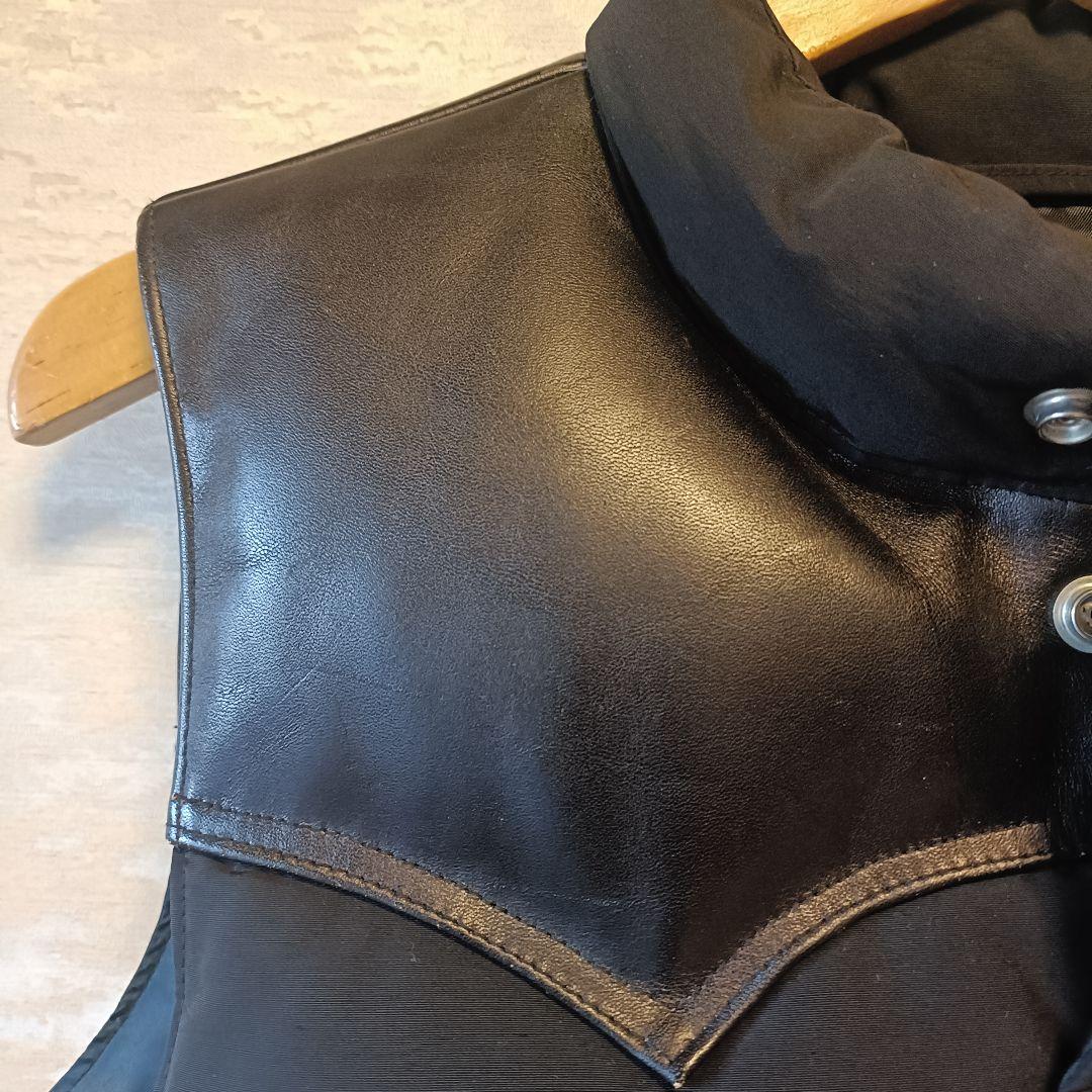 Cootie Productions ブラックダウンベスト M