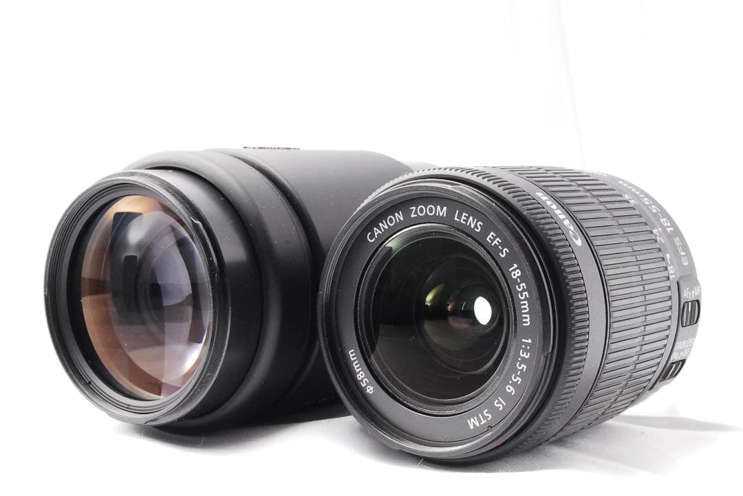 即購入1000円OFF❤️キャノン kiss X7 ダブルレンズセット バッグ付