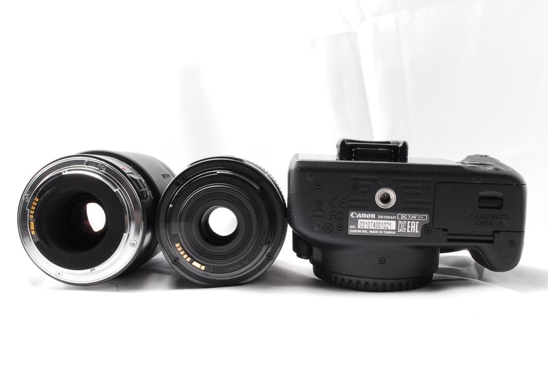 即購入1000円OFF❤️キャノン kiss X7 ダブルレンズセット バッグ付