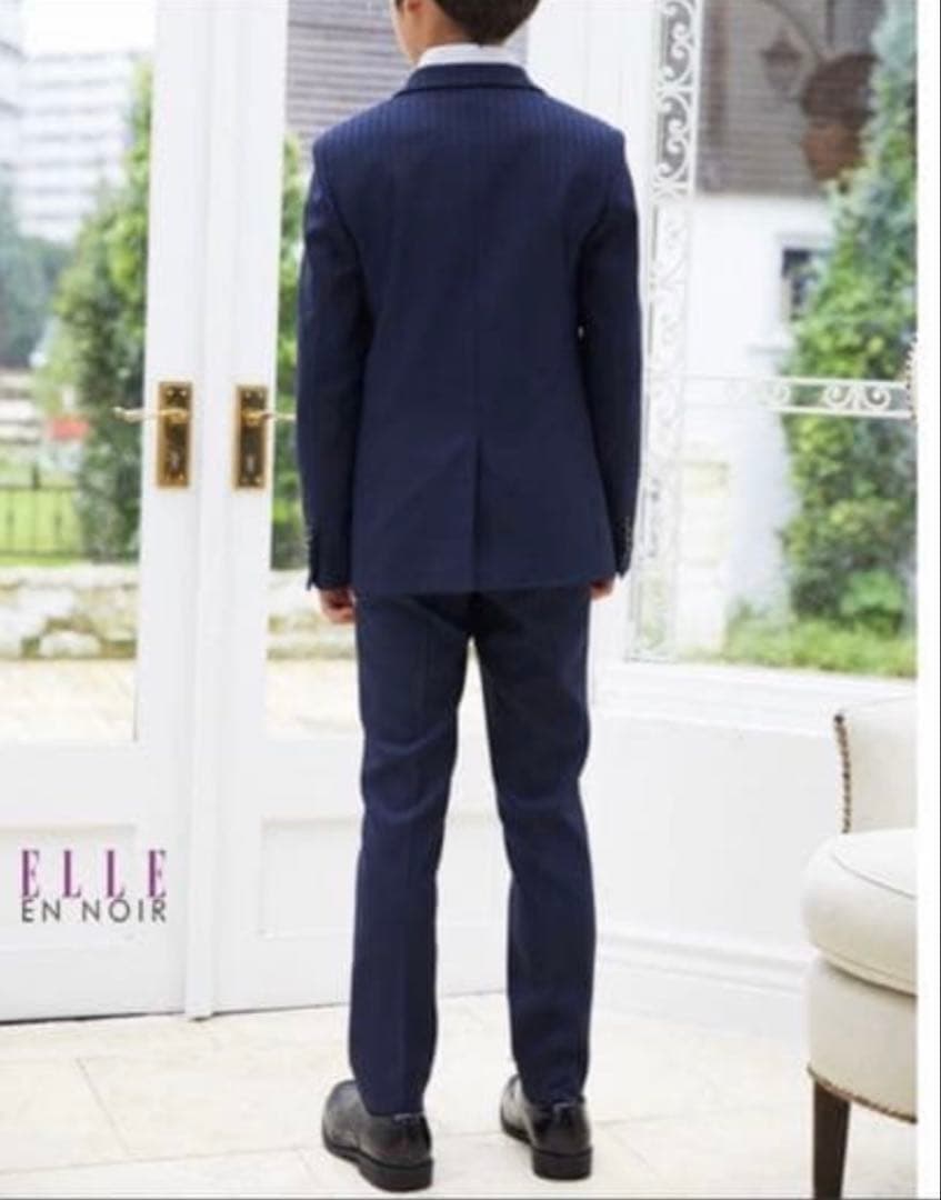 ネイビー ストライプ スーツ