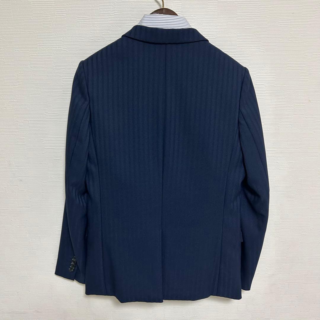 ネイビー ストライプ スーツ