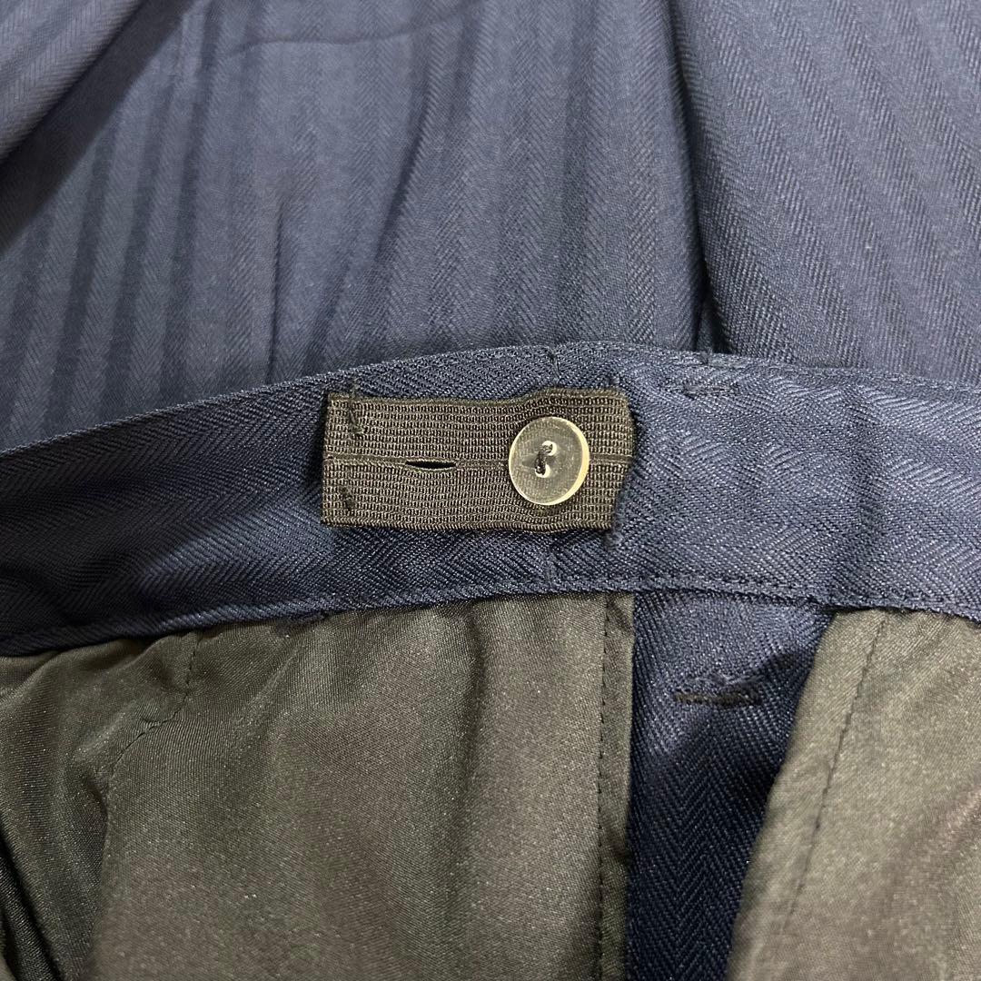 ネイビー ストライプ スーツ