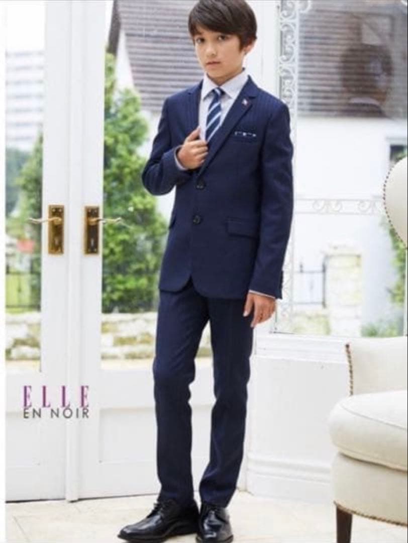 ネイビー ストライプ スーツ