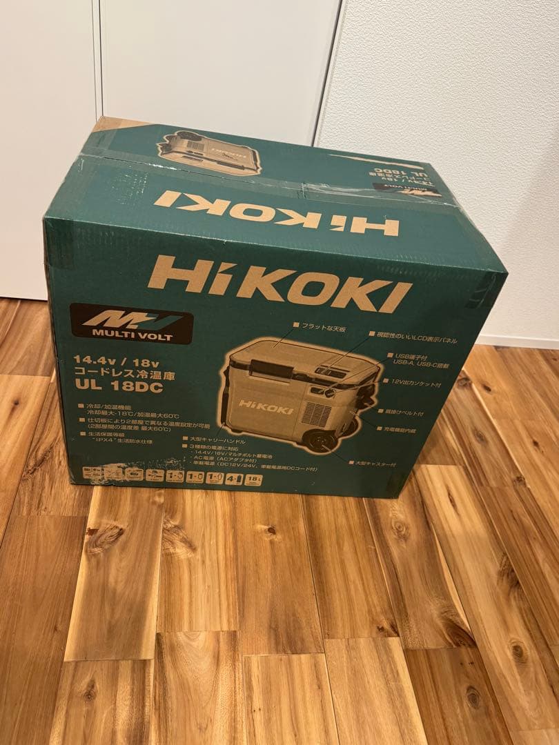 未使用　HiKOKI 冷温庫 UL 18DC ハイコーキ　クーラーボックス