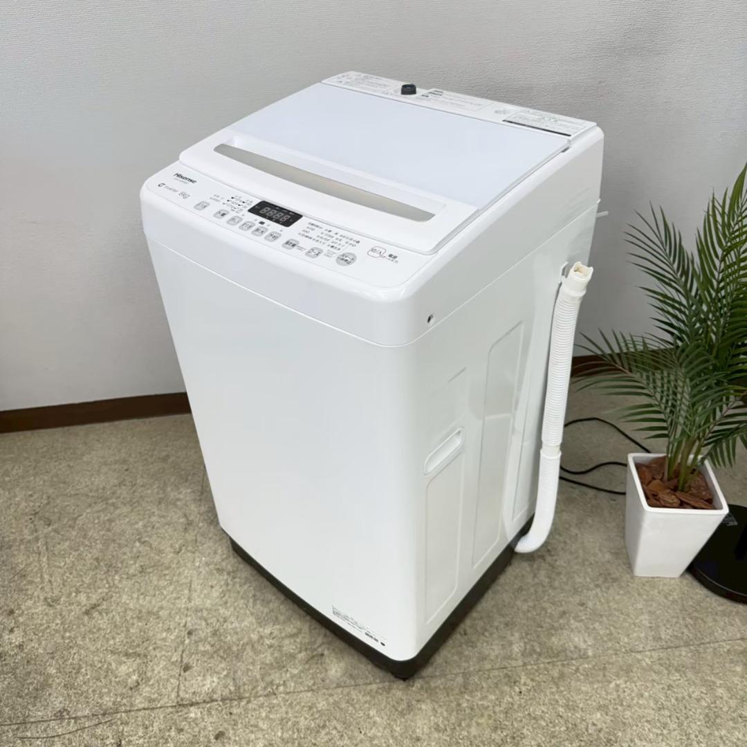 Hisense 洗濯機 大型 一人暮らし 8.0kg 2022年製 KW0044