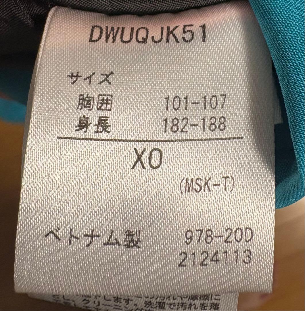 【XO, 上下】DESCENTE S.I.O 水色（スキーウェア）