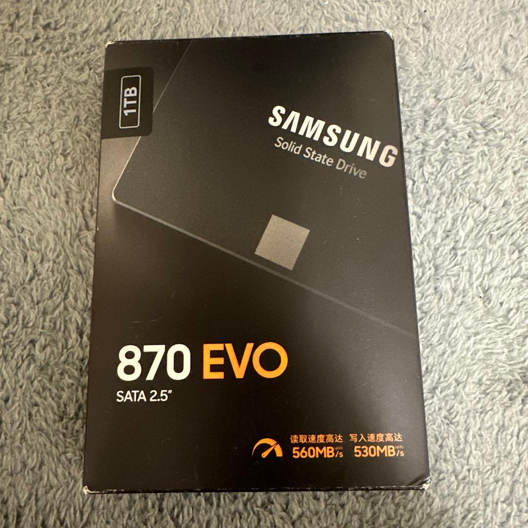 新品未使用-Samsung 870 EVO 1TB SATA 2.5インチSSD