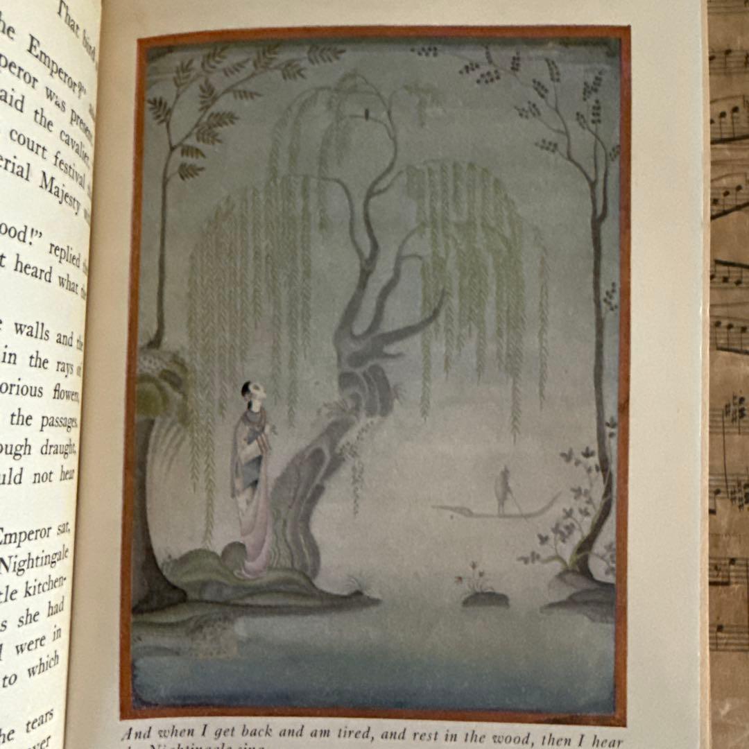 SALE★1924年アンティーク洋書カイニールセン絵本アンデルセン童話　古書