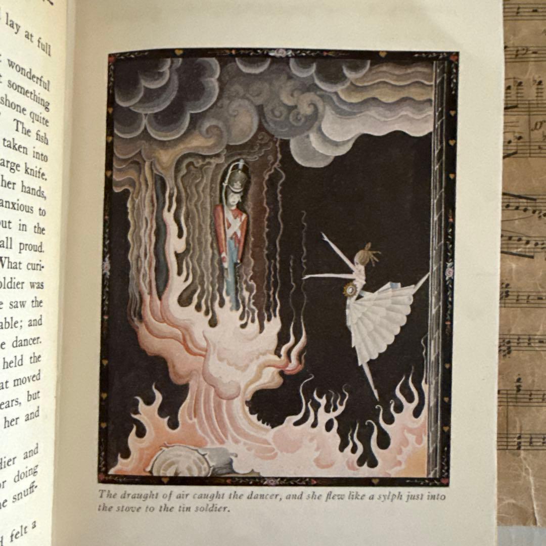 SALE★1924年アンティーク洋書カイニールセン絵本アンデルセン童話　古書