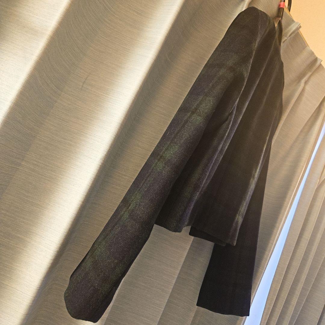 JENNE 最新 ダークグリーン チェック柄 ジャケット新品タグ付き通常半額以下